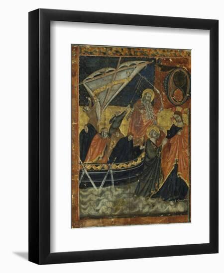 The Calling of St. Peter and St. Andrew (Vellum)-Berardo da Teramo-Framed Premium Giclee Print