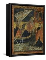 The Calling of St. Peter and St. Andrew (Vellum)-Berardo da Teramo-Framed Stretched Canvas