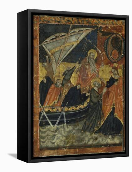 The Calling of St. Peter and St. Andrew (Vellum)-Berardo da Teramo-Framed Stretched Canvas