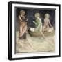 The Calling of St. Peter, from a Series of Scenes of the New Testament-Barna Da Siena-Framed Giclee Print