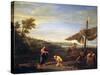 The Calling of St. Peter-Philippe De Champaigne-Stretched Canvas