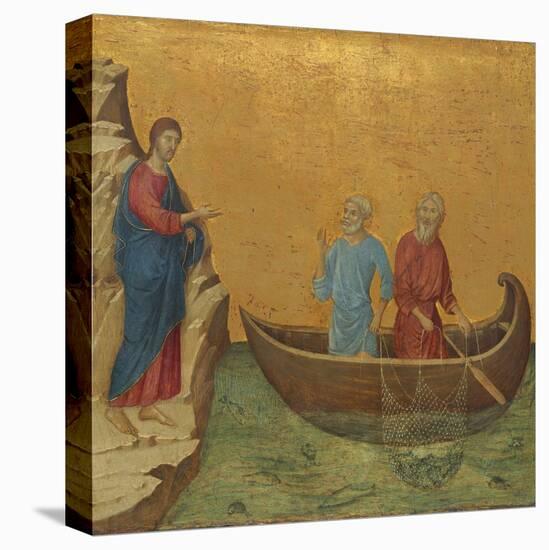 The Calling of the Apostles Peter and Andrew, 1308/1311-Duccio Di buoninsegna-Stretched Canvas