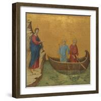 The Calling of the Apostles Peter and Andrew, 1308/1311-Duccio Di buoninsegna-Framed Giclee Print