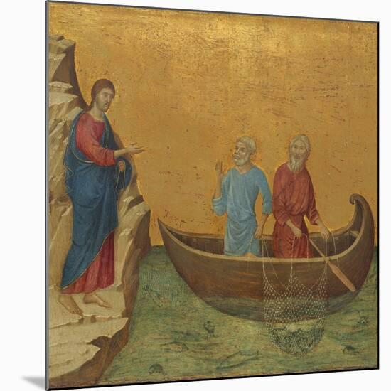 The Calling of the Apostles Peter and Andrew, 1308/1311-Duccio Di buoninsegna-Mounted Giclee Print