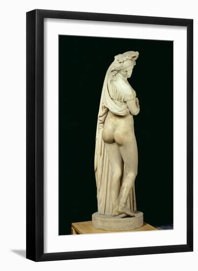 The Callipige Aphrodite, from the Farnese Collection, 2nd Century BC-null-Framed Giclee Print