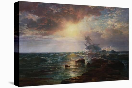 The Calm after the Storm, 1866-Andrea Di Bartolo-Stretched Canvas