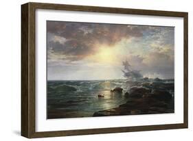 The Calm After the Storm-Edward Moran-Framed Giclee Print