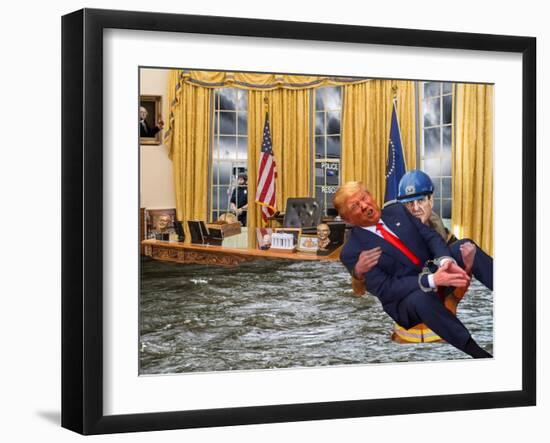 The Calm after the Storm-Barry Kite-Framed Art Print