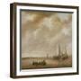 The Calm Sea, 1651-Willem van Diest-Framed Giclee Print