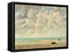 The Calm Sea, 1869-Gustave Courbet-Framed Stretched Canvas