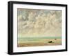 The Calm Sea, 1869-Gustave Courbet-Framed Giclee Print