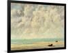 The Calm Sea-Gustave Courbet-Framed Art Print