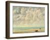 The Calm Sea-Gustave Courbet-Framed Art Print