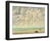 The Calm Sea-Gustave Courbet-Framed Art Print