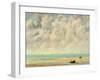 The Calm Sea-Gustave Courbet-Framed Art Print