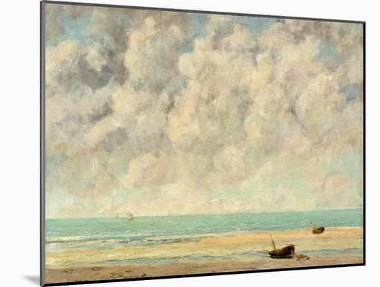 The Calm Sea-Gustave Courbet-Mounted Art Print
