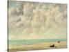 The Calm Sea-Gustave Courbet-Stretched Canvas