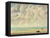 The Calm Sea-Gustave Courbet-Framed Stretched Canvas