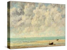 The Calm Sea-Gustave Courbet-Stretched Canvas