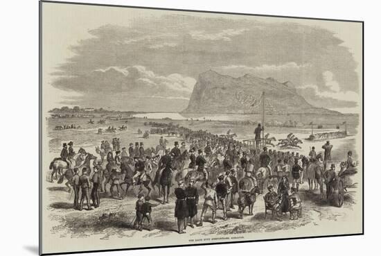 The Calpe Hunt Steeplechases, Gibraltar-null-Mounted Giclee Print