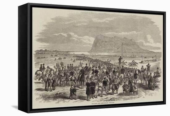 The Calpe Hunt Steeplechases, Gibraltar-null-Framed Stretched Canvas