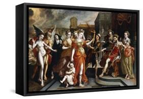 The Calumney of Apelles-Maarten de Vos-Framed Stretched Canvas