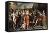 The Calumney of Apelles-Maarten de Vos-Framed Stretched Canvas