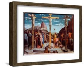 The Calvary, 1457-59 (Oil on Wood)-Andrea Mantegna-Framed Giclee Print