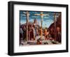 The Calvary, 1457-59 (Oil on Wood)-Andrea Mantegna-Framed Giclee Print