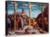 The Calvary, 1457-59 (Oil on Wood)-Andrea Mantegna-Stretched Canvas