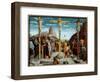 The Calvary, 1457-59 (Oil on Wood)-Andrea Mantegna-Framed Giclee Print