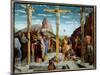 The Calvary, 1457-59 (Oil on Wood)-Andrea Mantegna-Mounted Giclee Print