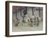 The Calvary of Ischia (Watercolour on Paper)-Antoine Auguste Ernest Herbert or Hebert-Framed Giclee Print