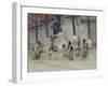 The Calvary of Ischia (Watercolour on Paper)-Antoine Auguste Ernest Herbert or Hebert-Framed Giclee Print