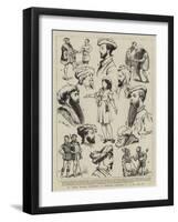 The Calvert Memorial Performance at Manchester, Characters in As You Like It-John Charles Dollman-Framed Giclee Print