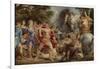 The Calydonian Boar Hunt-Peter Paul Rubens-Framed Art Print