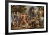 The Calydonian Boar Hunt-Peter Paul Rubens-Framed Art Print