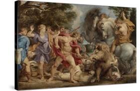 The Calydonian Boar Hunt-Peter Paul Rubens-Stretched Canvas