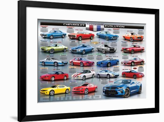 The Camaro Evolution-null-Framed Poster