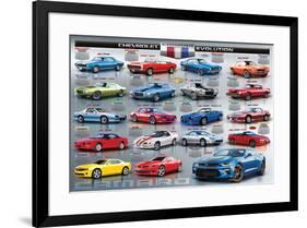 The Camaro Evolution-null-Framed Poster