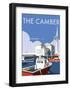 The Camber, Portsmouth V2 - Dave Thompson Contemporary Travel Print-Dave Thompson-Framed Art Print