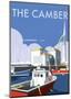 The Camber, Portsmouth V2 - Dave Thompson Contemporary Travel Print-Dave Thompson-Mounted Art Print
