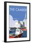 The Camber, Portsmouth V2 - Dave Thompson Contemporary Travel Print-Dave Thompson-Framed Giclee Print