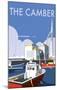 The Camber, Portsmouth V2 - Dave Thompson Contemporary Travel Print-Dave Thompson-Mounted Giclee Print