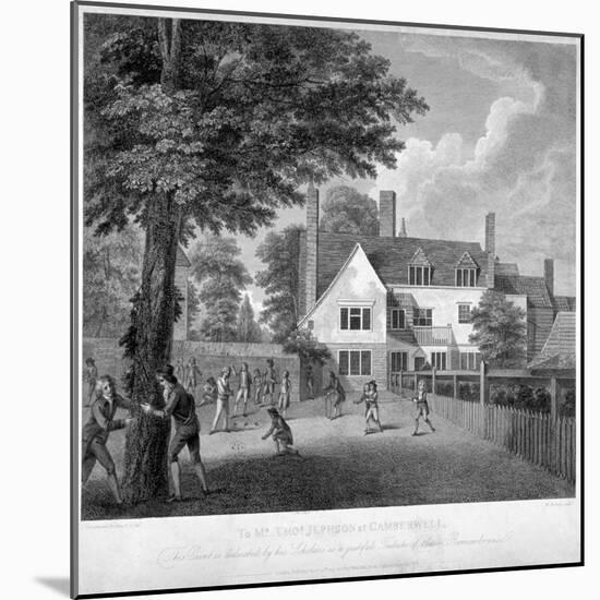 The Camberwell Free Grammar School, Camberwell, London, 1795-William Bromley-Mounted Giclee Print