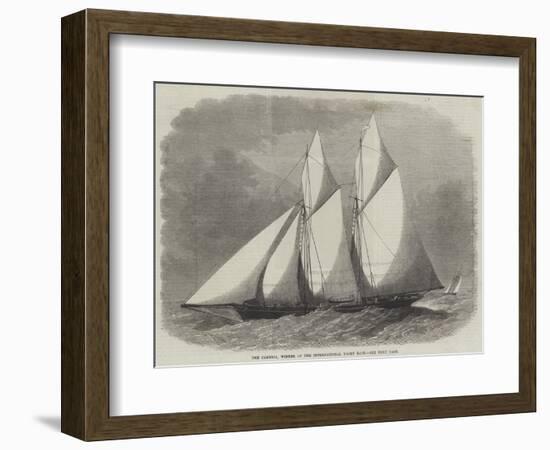 The Cambria, Winner of the International Yacht Race-Edwin Weedon-Framed Giclee Print