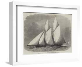 The Cambria, Winner of the International Yacht Race-Edwin Weedon-Framed Giclee Print