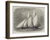 The Cambria, Winner of the International Yacht Race-Edwin Weedon-Framed Giclee Print