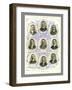 The Cambridge Crew, Oxford and Cambridge Boat Race, 1898-Hills and Saunders-Framed Giclee Print