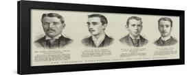 The Cambridge Mathematical Tripos, the First Four Wranglers-null-Framed Giclee Print